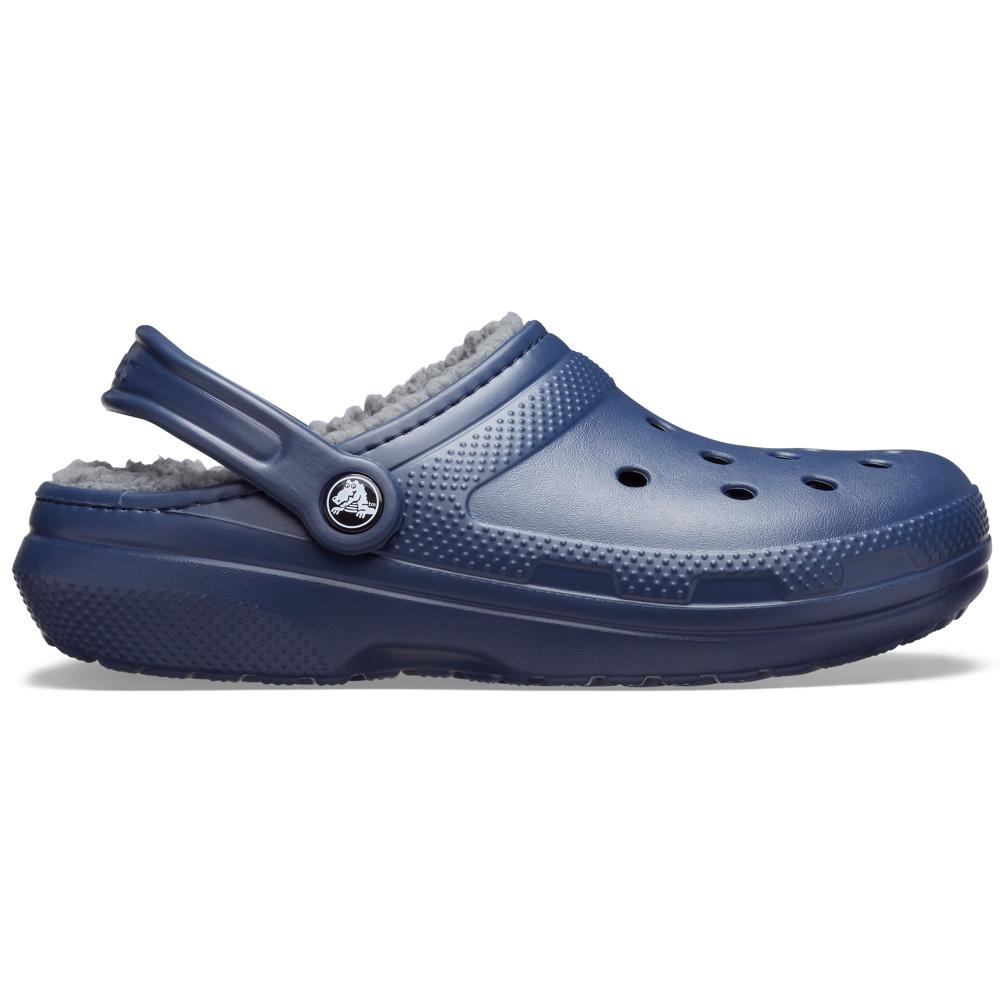 Sandália Crocs Classic Lined Clog NAVY/CHARCOAL 39