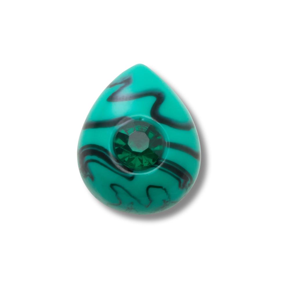 Jibbitz™ Pedra Esmeralda Mês Maio UNICO