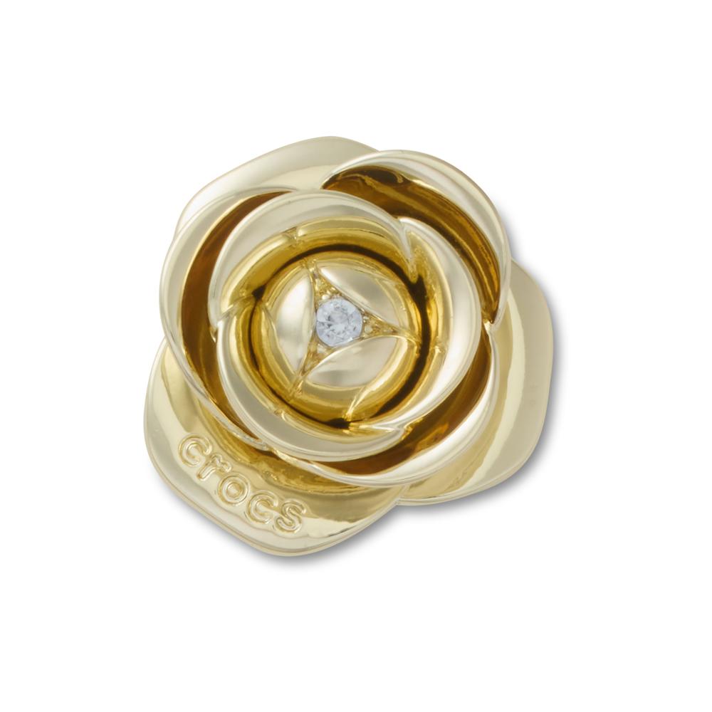 Jibbitz™ Rosa 3D Dourada UNICA