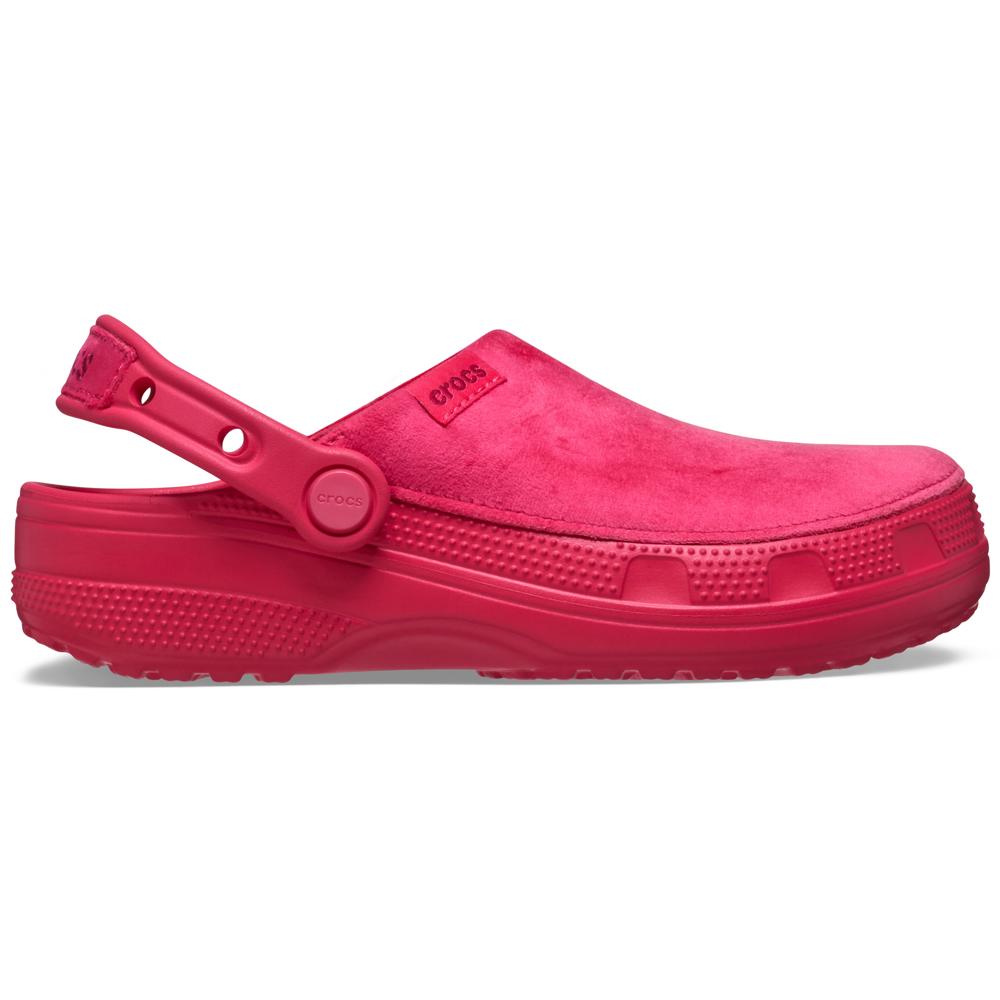 Sandália Crocs Classic Crafted Velvet Clog DIGITAL RASPBERRY 40