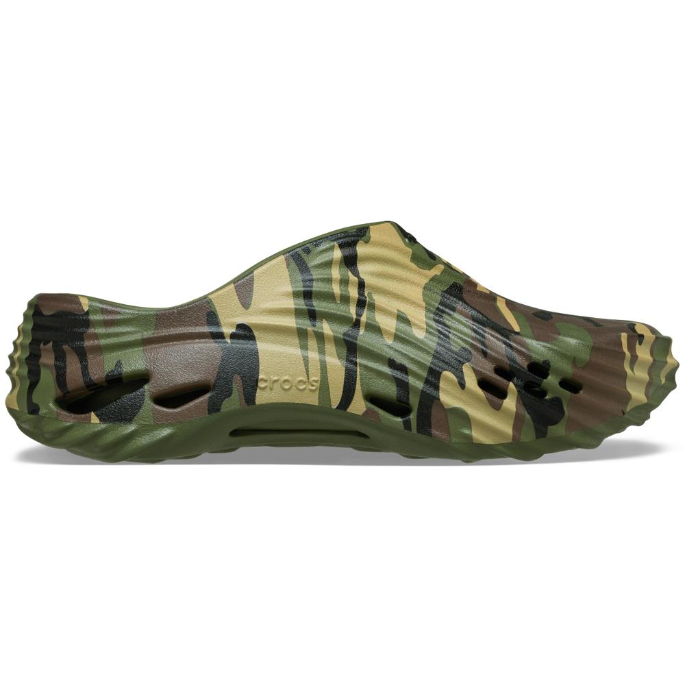 Sandália Crocs Echo Camo Wave ARMY GREEN/MULTI 35