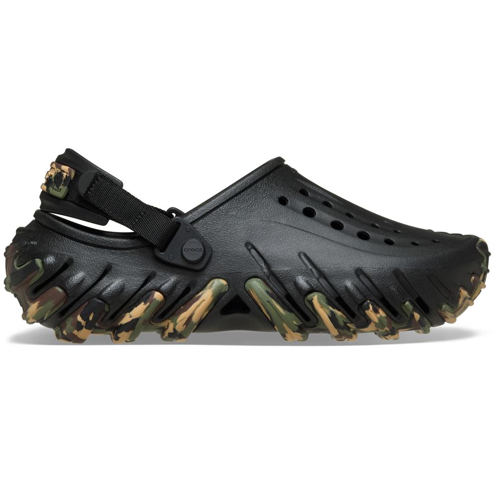 Sandália Crocs Echo Camo Ro Clog BLACK/MULTI 36