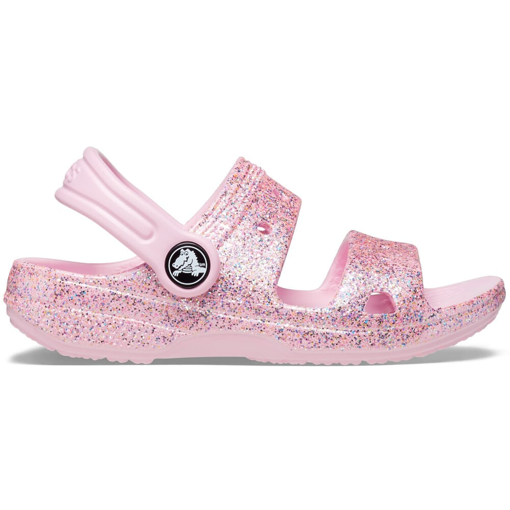 Sandália Crocs Classic Glitter Sandal Infantil RAINBOW 24