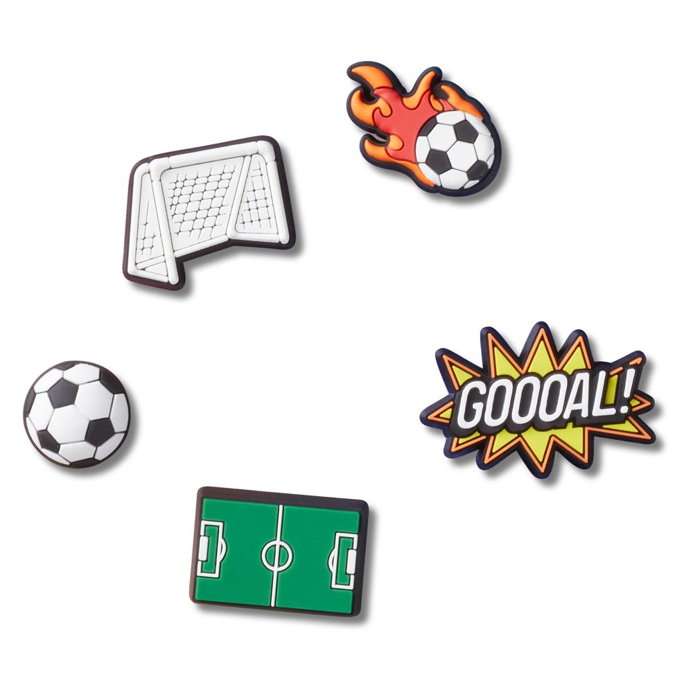 Jibbitz™ Futebol Pack com 5 Peças UNICO