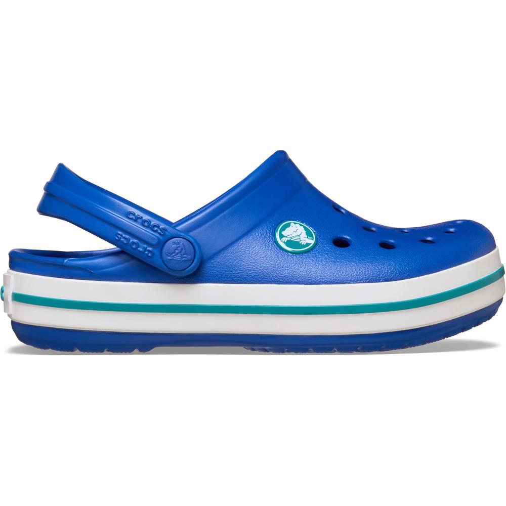 Sandália Crocs Crocband Clog Infantil BLUE BOLT/TURBO TEAL 22