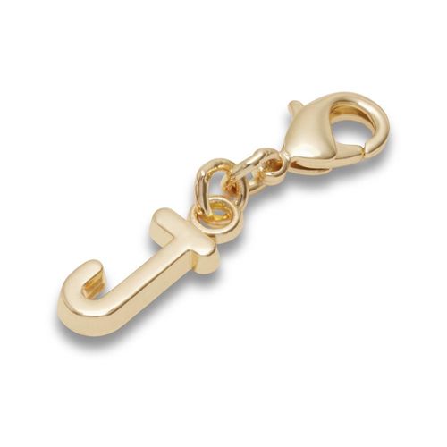 Pingente Letra J Dourada