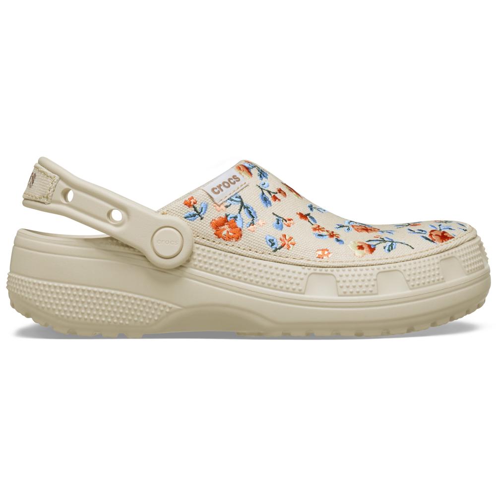 Sandália Crocs Classic Crafted Floral Clog FRAPPE 40
