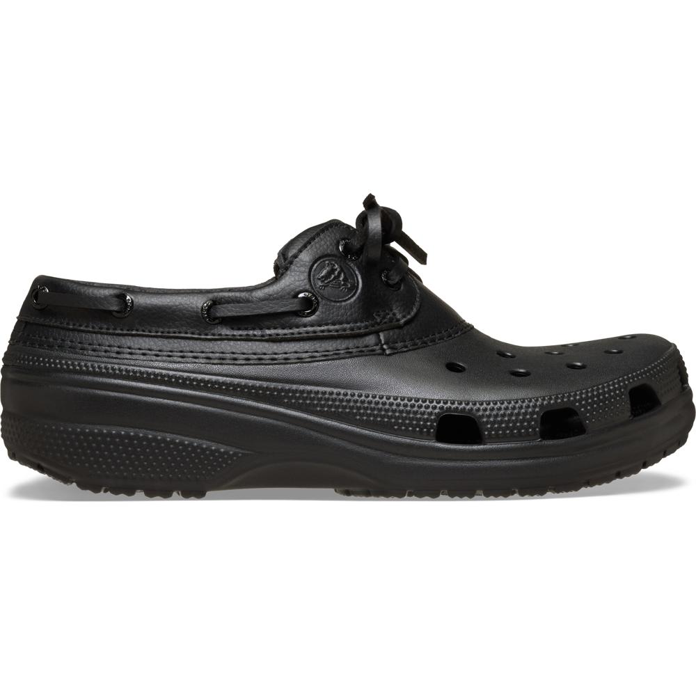 Tênis Crocs Classic Boat Shoe BLACK/BLACK