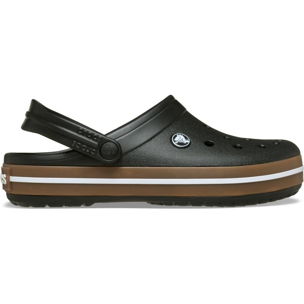 Sandália Crocs Crocband Gum Clog Juvenil BLACK 29