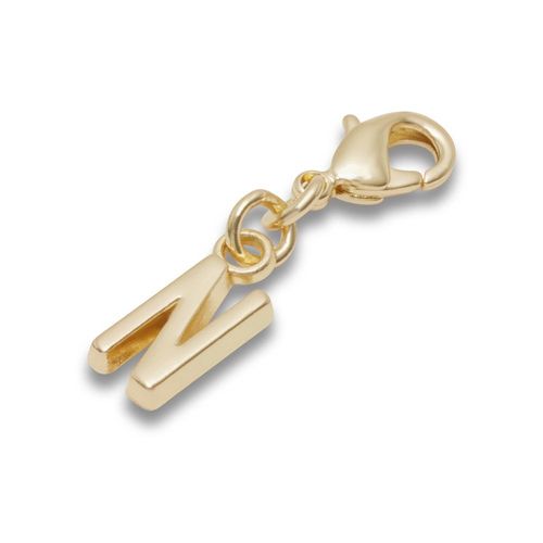 Pingente Letra N Dourada