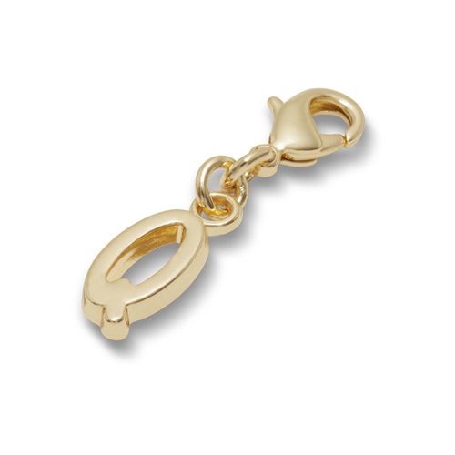 Pingente Letra Q Dourada