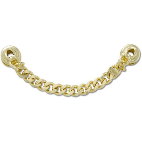 Corrente de Meio Fio Plana Dourada