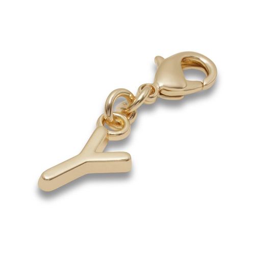 Pingente Letra Y Dourada