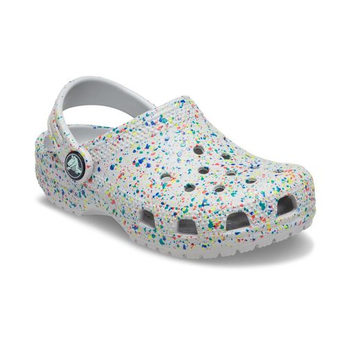 Classic Glow Paint Splatter Clog Infantil