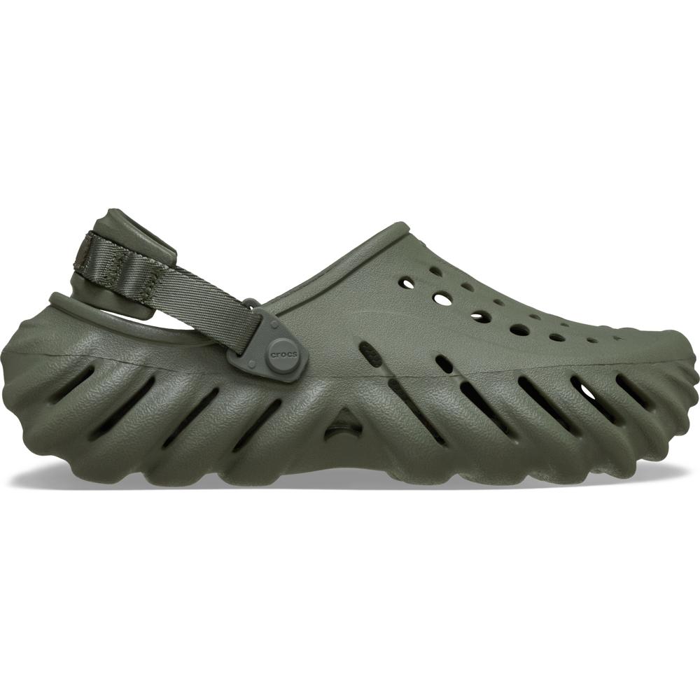 Sandália Crocs Echo Clog DUSTY OLIVE 35