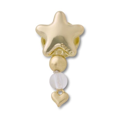 Estrela Dourada Com Coração Pendurado