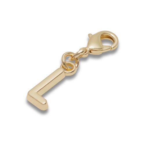 Pingente Letra L Dourada