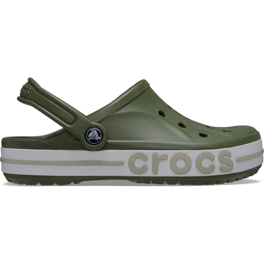 Sandália Crocs Bayaband Clog ARMY GREEN/COBBLESTONE 36