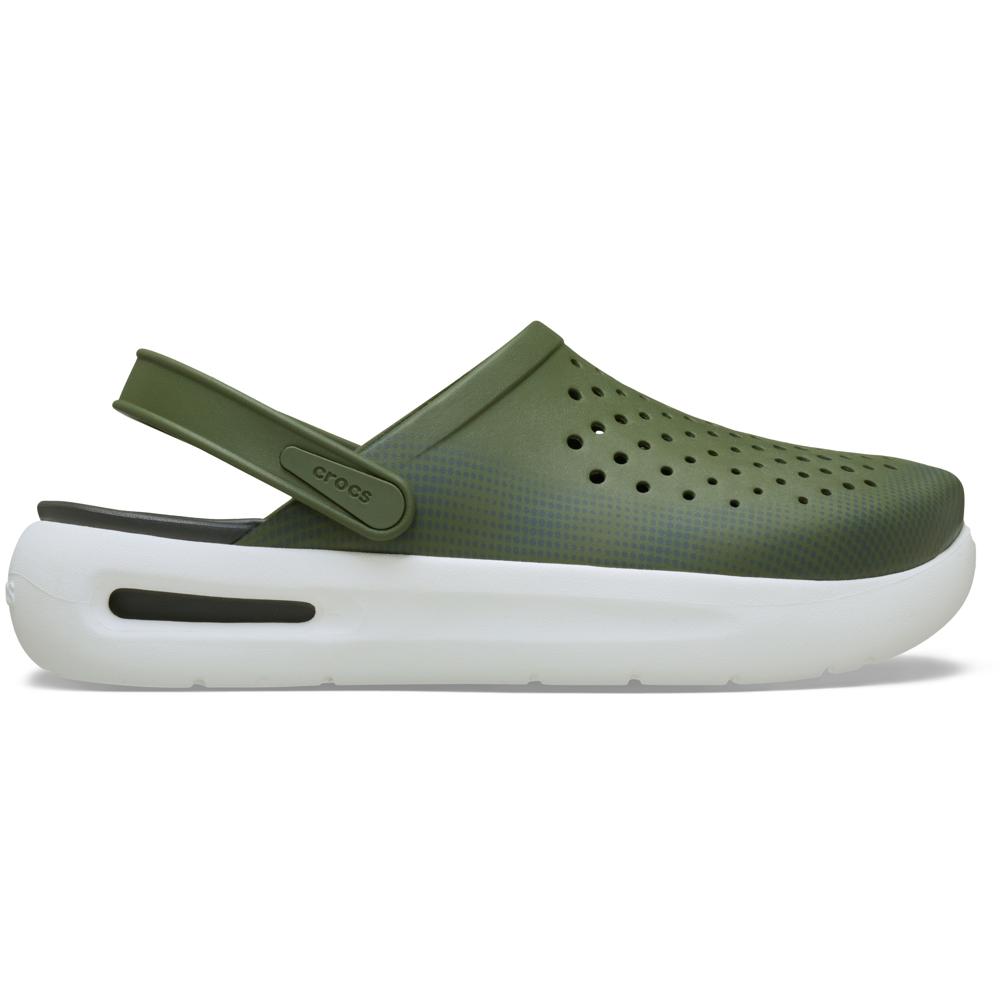 Sandália Crocs Inmotion Micro Geo Clog ARMY GREEN 35