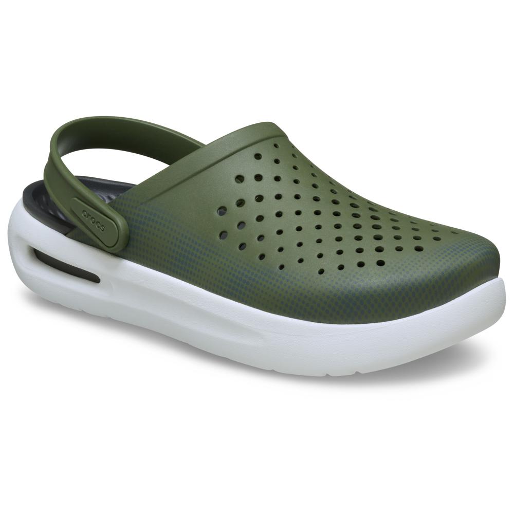 Sandália Crocs Inmotion Micro Geo Clog ARMY GREEN
