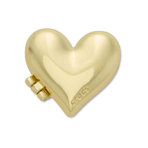 Coração de Bolha Dourado