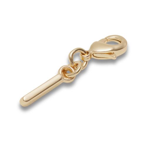 Pingente Letra I Dourada