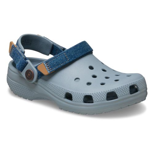 Classic Denim Adjustable Backstrap Clog Juvenil