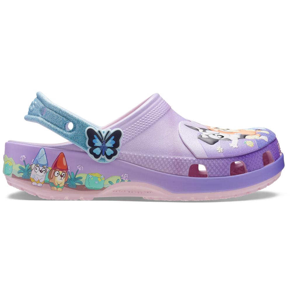 Sandália Crocs Bluey Multi Pink Classic Clog Infantil MULTI 28