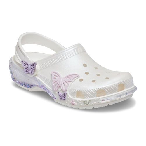 Classic Butterfly Sparkle Shaker Clog Juvenil