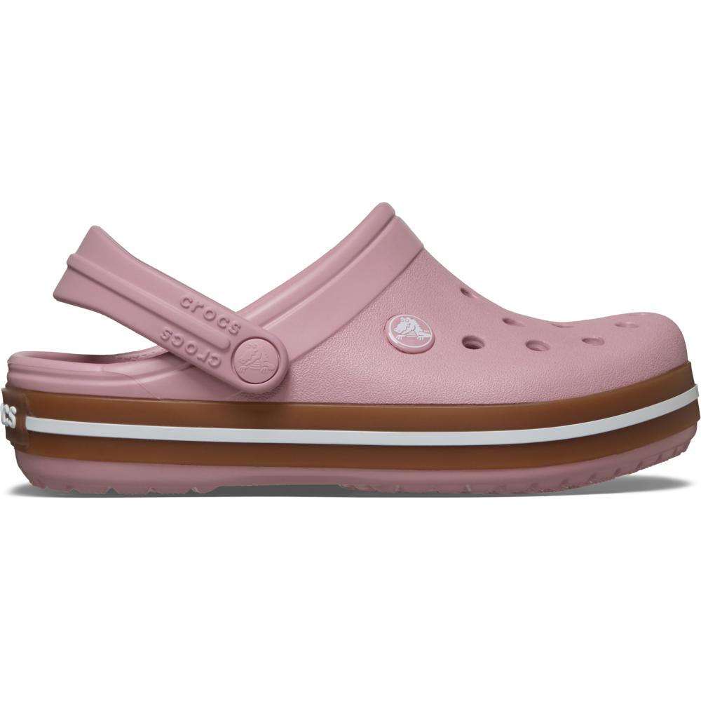 Sandália Crocs Crocband Gum Clog Juvenil MAUVE/GUM 29