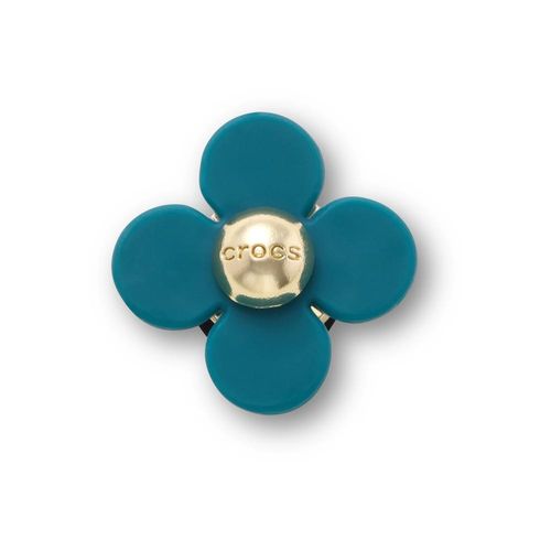 Flor Giratória Azul Retrô