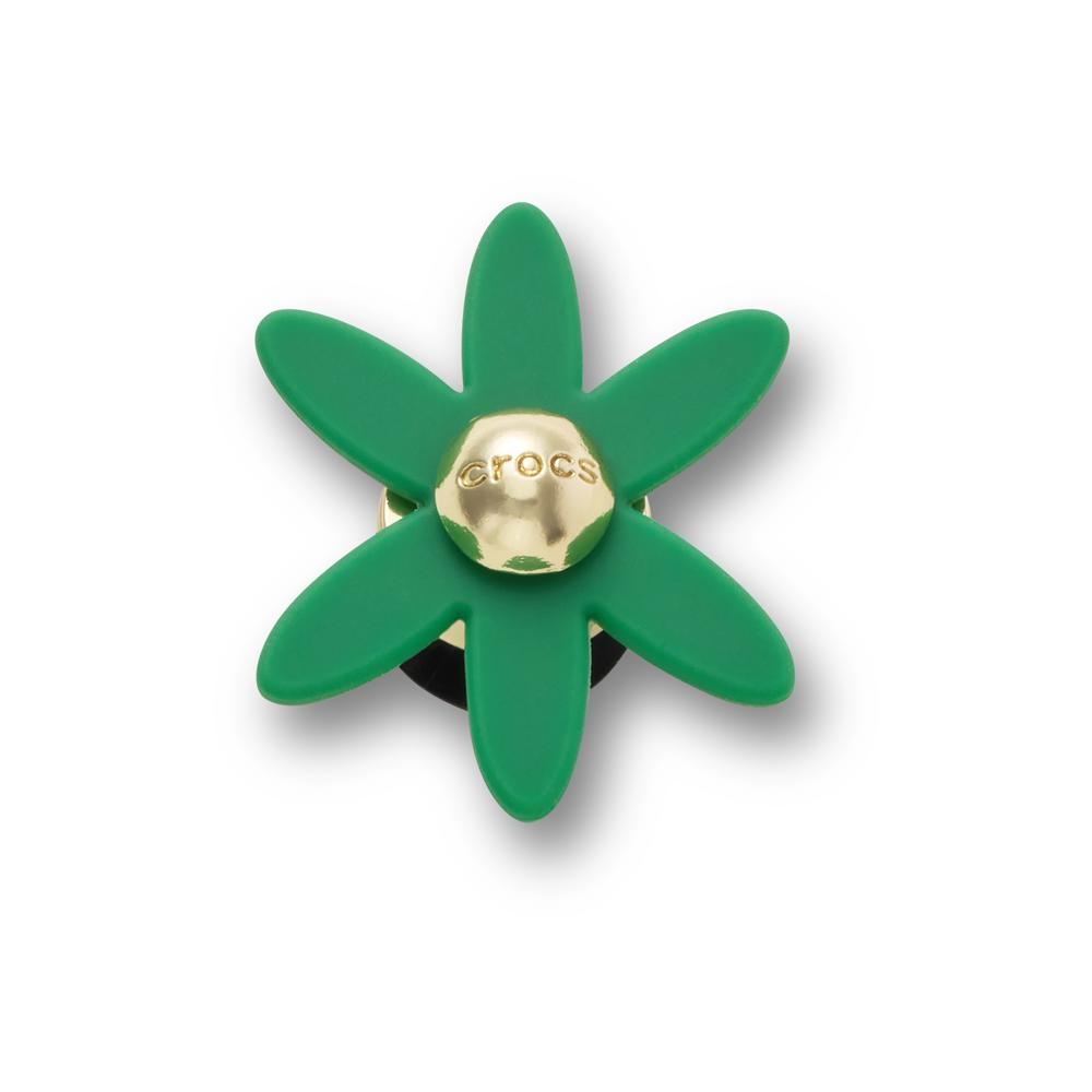 Jibbitz™ Flor Giratória Verde Retrô UNICO