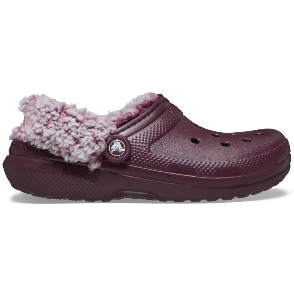 Sandália Crocs Classic Fleece Lined Clog HERITAGE RED 42