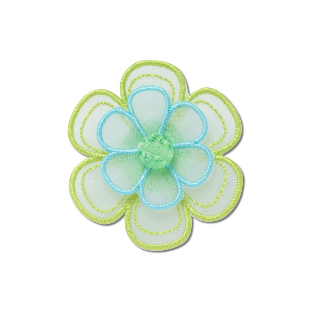 Jibbitz™ Flor de Malha Verde UNICO