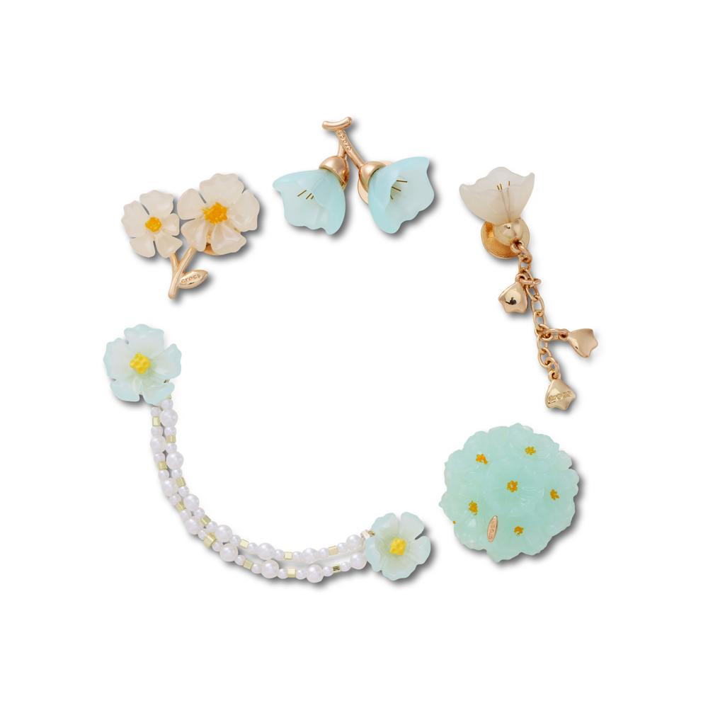 Jibbitz™ Flores Delicadas Pack Com 5 Peças UNICO