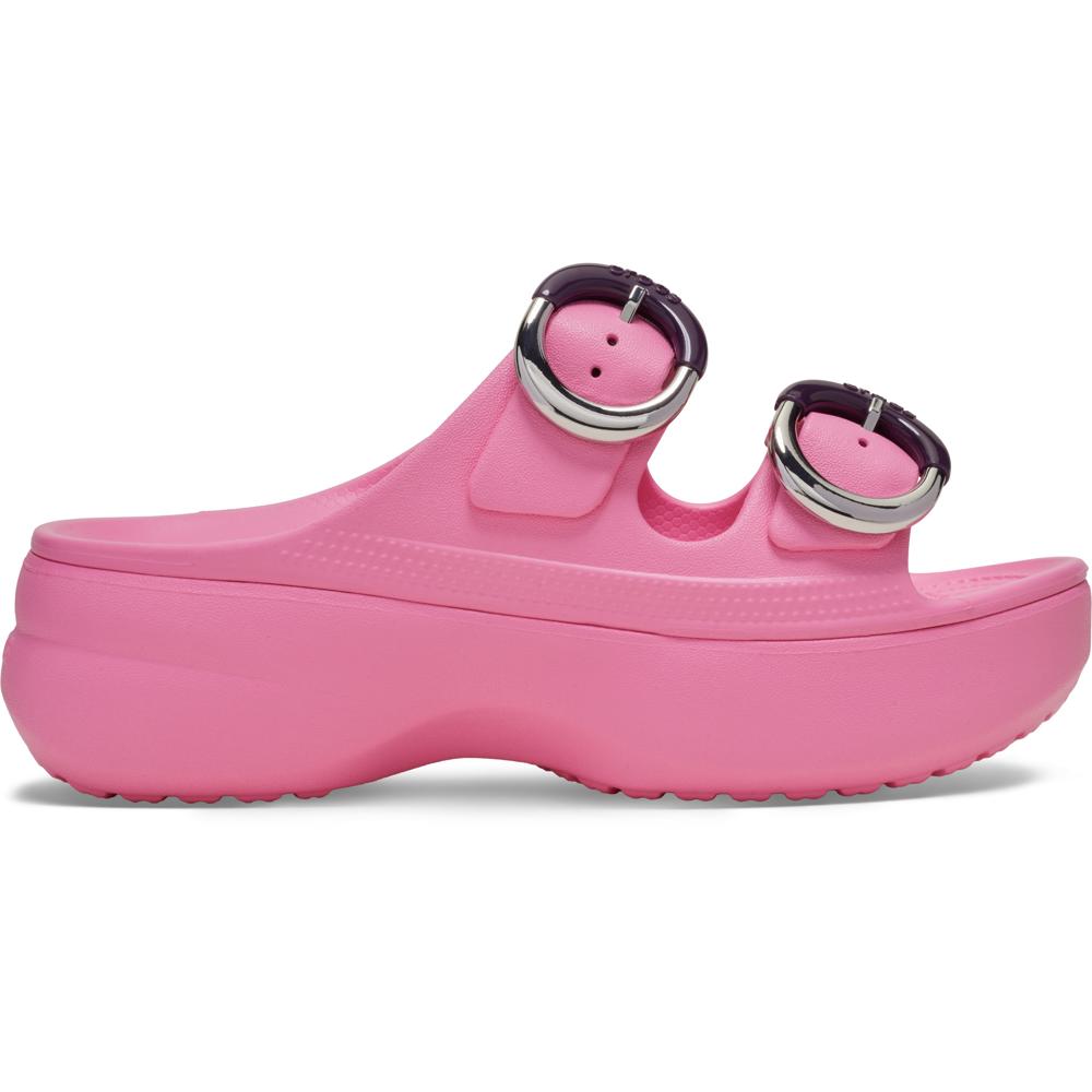 Sandália Crocs Saturday Platform Dipped Buckle Sandal W PINK LEMONADE 34