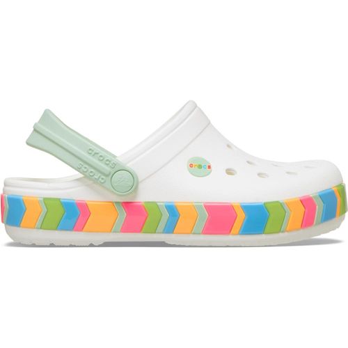 Crocband Chevron Band Clog Juvenil