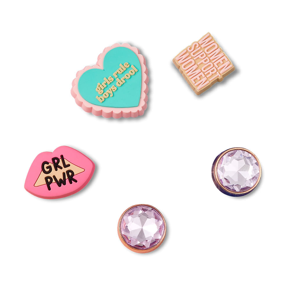 Jibbitz™ Celebre as Mulheres Pack com 5 Peças Unico