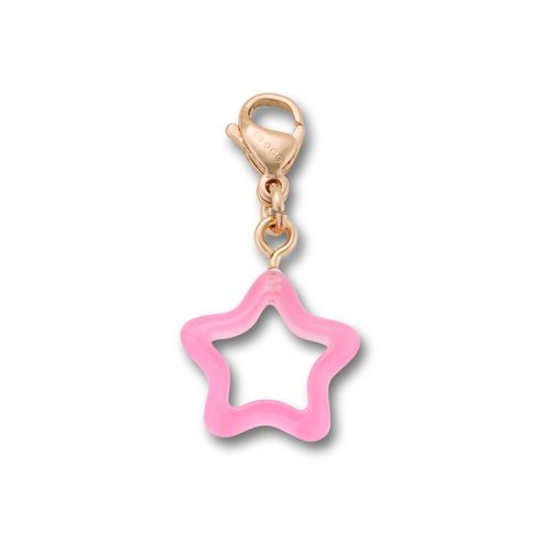 Pingente Estrela Rosa Retrô