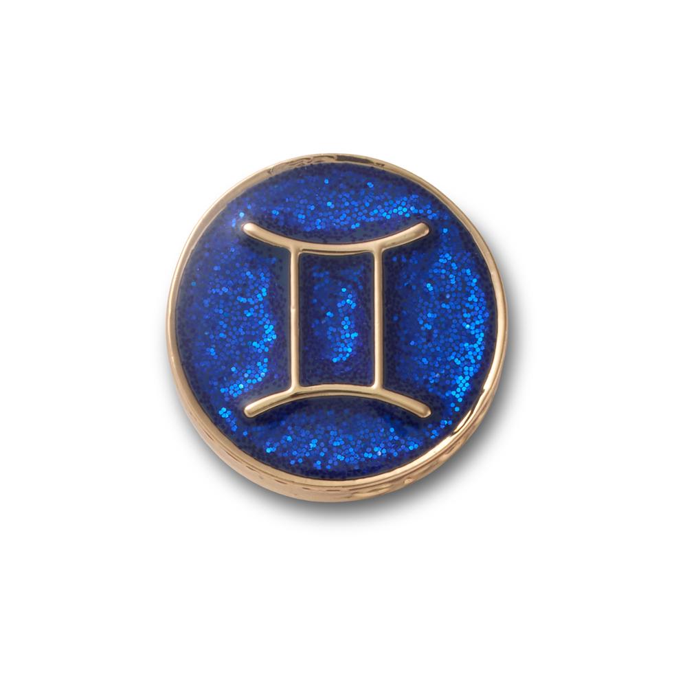 Jibbitz™ Signo Gêmeos Dourado UNICO