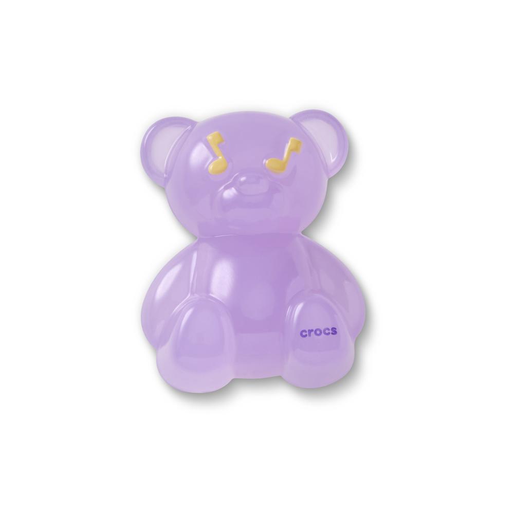 Jibbitz™ Urso do Festival Roxo UNICO