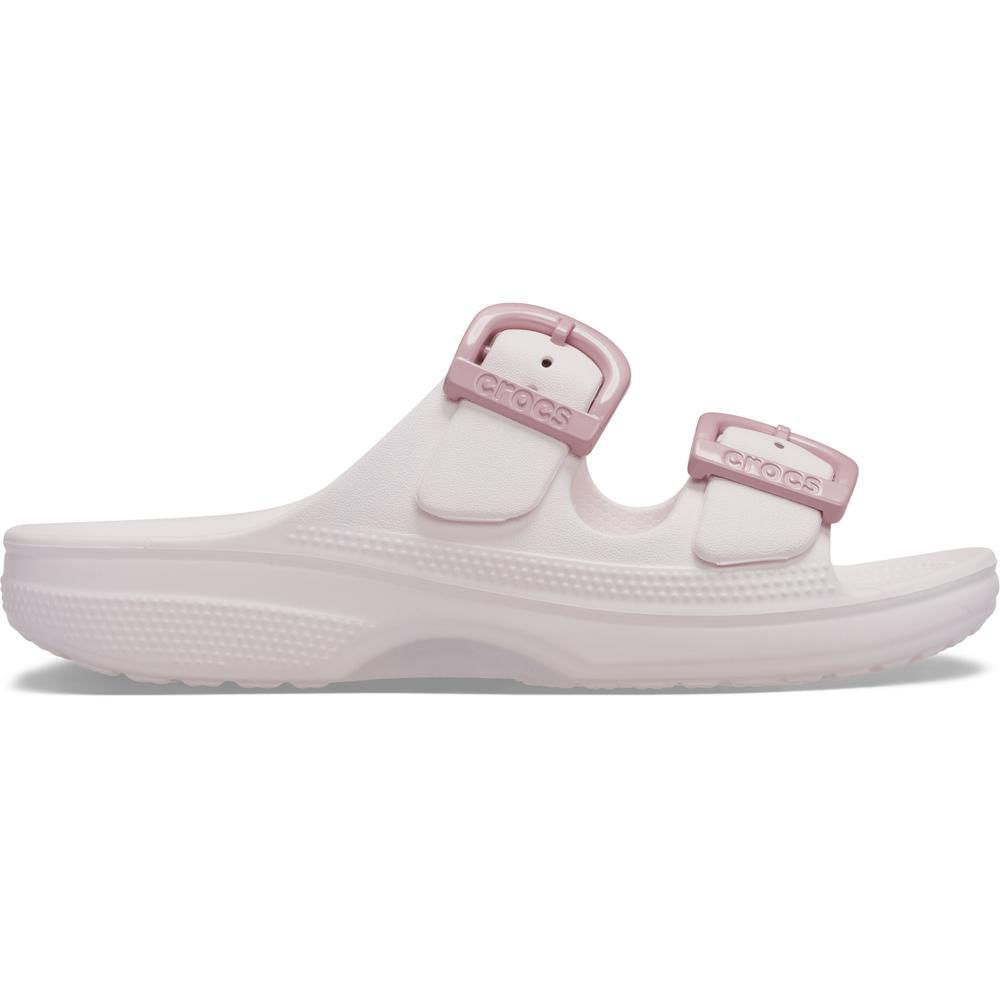Sandália Crocs Saturday Enamel Buckle Sandal W BUBBLE ICE 39