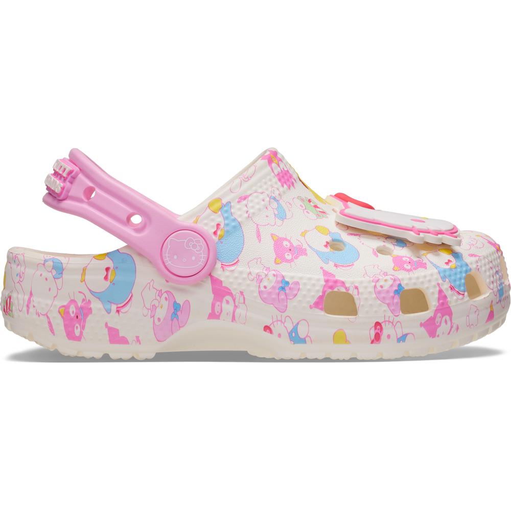 Sandália Crocs Hello Kitty And Friends Pastel Classic Clog Infantil MULTI 22