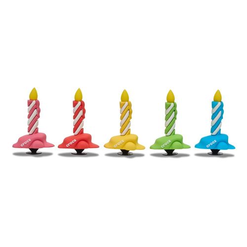 Velas Coloridas Com Led Pack Com 5 Peças