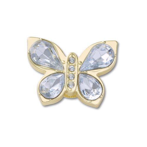 Borboleta Dourada Com Gemas