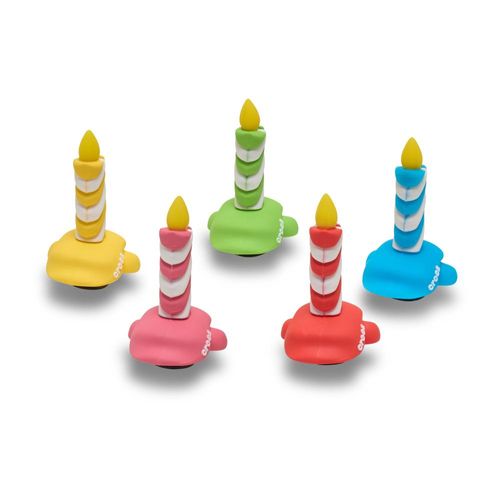 Velas Coloridas Com Led Pack Com 5 Peças
