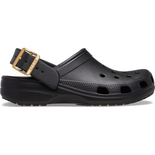 Classic Metallic Buckle Clog