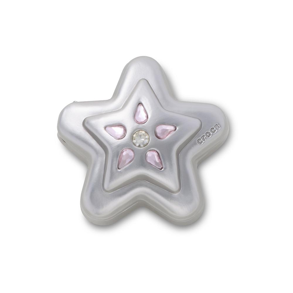 Jibbitz™ Medalhão Estrela de Prata UNICO