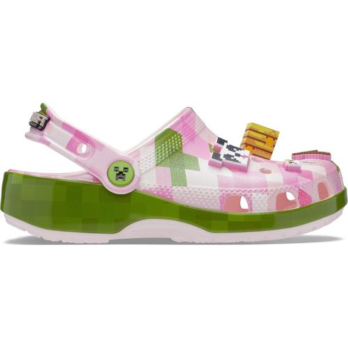 Minecraft Pink Classic Clog Juvenil