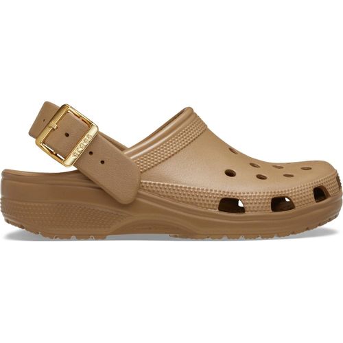 Classic Metallic Buckle Clog